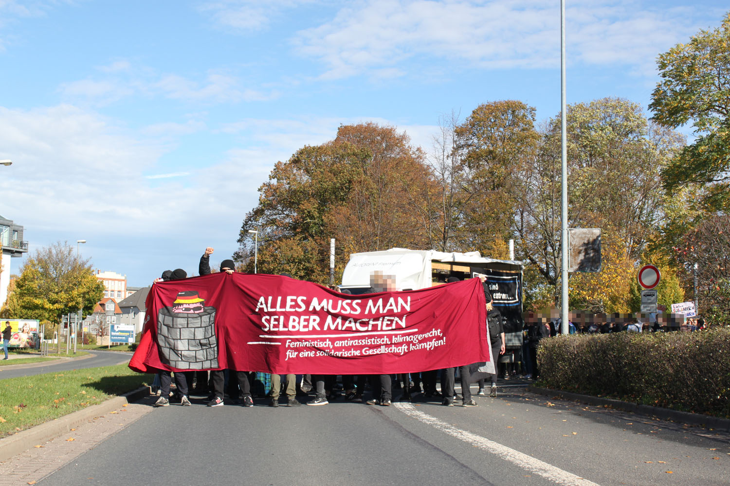 Auf dem Weg in die Innenstadt