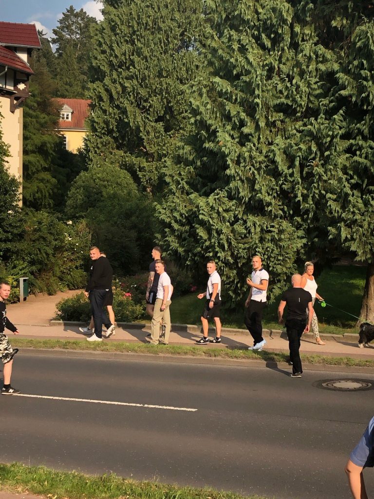 Nazis nach Angriffsversuch auf Antifademo am 24.8.2019 in Eisenach