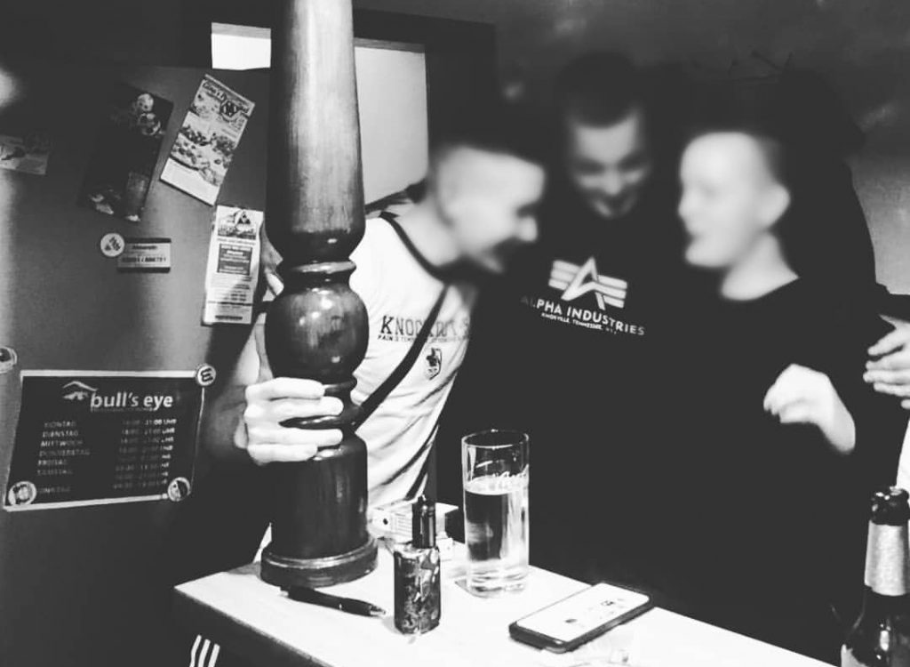 v.l.n.r.: Eric Krempler, Maximilian Andreas und Leon Ringl im Bull's Eye
