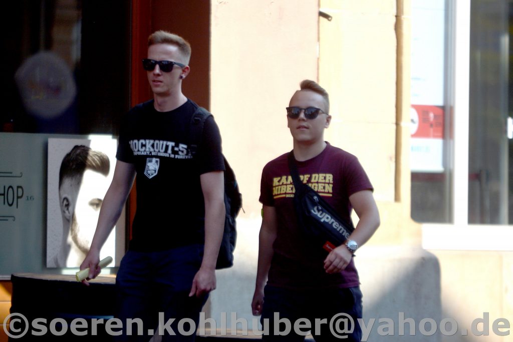 Nazi-Nachwuchs am 7.6.2019 in Eisenach