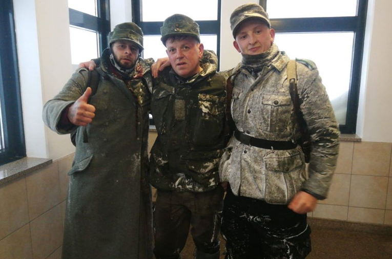  Sebastian Dahl, Martin Gärtlein und Bastian Michelsson am 11.2.2019 im Budapester Umland (Bildrechte: Facebook)